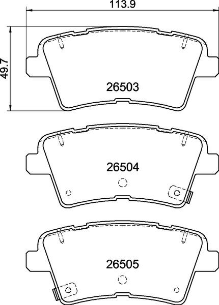 Brembo P 30 147 - Bremžu uzliku kompl., Disku bremzes ps1.lv