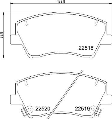 Brembo P 30 107 - Bremžu uzliku kompl., Disku bremzes ps1.lv