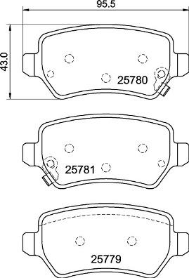 Brembo P 30 120 - Bremžu uzliku kompl., Disku bremzes ps1.lv