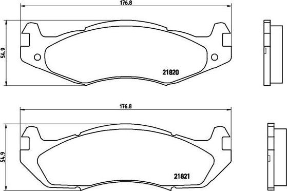 Brembo P 37 001 - Bremžu uzliku kompl., Disku bremzes ps1.lv