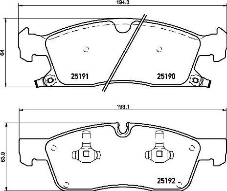 Brembo P 37 015 - Bremžu uzliku kompl., Disku bremzes ps1.lv