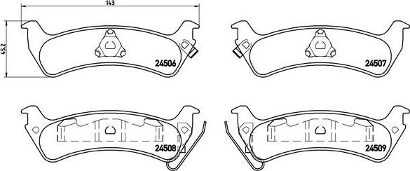 Brembo P 37 012 - Bremžu uzliku kompl., Disku bremzes ps1.lv