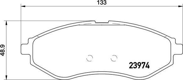 Brembo P 24 048 - Bremžu uzliku kompl., Disku bremzes ps1.lv