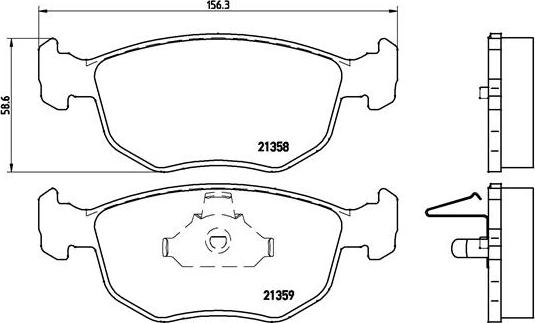 Brembo P 24 069 - Bremžu uzliku kompl., Disku bremzes ps1.lv