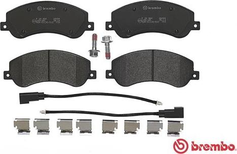 Brembo P 24 064 - Bremžu uzliku kompl., Disku bremzes ps1.lv