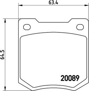 Brembo P 24 003 - Bremžu uzliku kompl., Disku bremzes ps1.lv