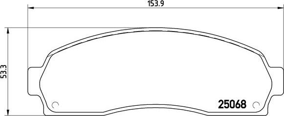 Brembo P 24 081 - Bremžu uzliku kompl., Disku bremzes ps1.lv