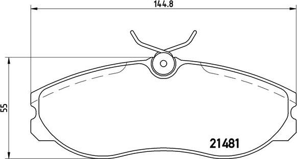 Brembo P 24 039 - Bremžu uzliku kompl., Disku bremzes ps1.lv