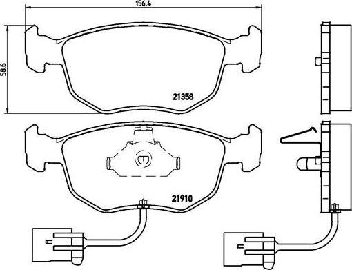 Brembo P 24 035 - Bremžu uzliku kompl., Disku bremzes ps1.lv