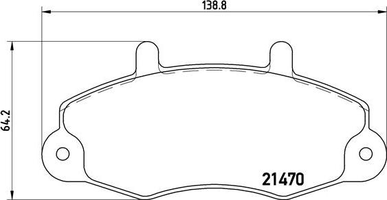 Brembo P 24 032 - Bremžu uzliku kompl., Disku bremzes ps1.lv