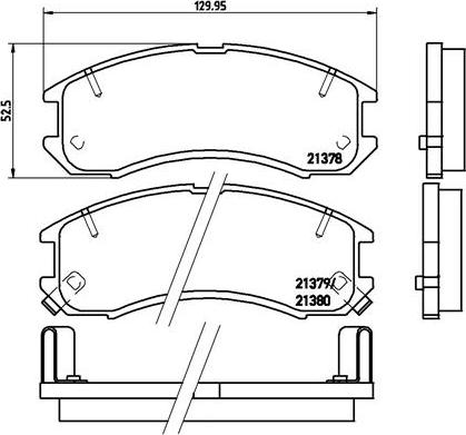 Brembo P 24 024 - Bremžu uzliku kompl., Disku bremzes ps1.lv