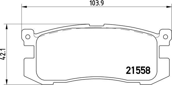 Brembo P 24 025 - Bremžu uzliku kompl., Disku bremzes ps1.lv