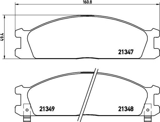 Brembo P 24 026 - Bremžu uzliku kompl., Disku bremzes ps1.lv