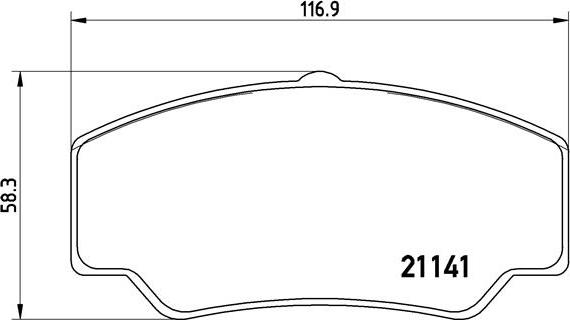 Brembo P 24 023 - Bremžu uzliku kompl., Disku bremzes ps1.lv