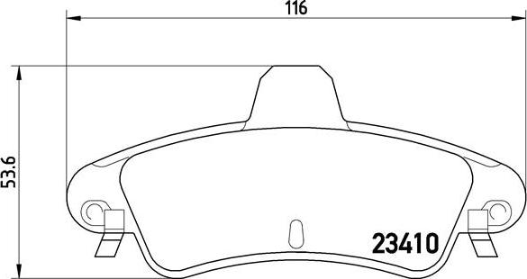 Brembo P 24 070 - Bremžu uzliku kompl., Disku bremzes ps1.lv