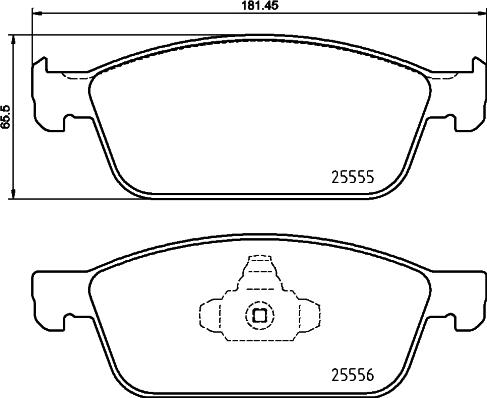 Brembo P 24 199 - Bremžu uzliku kompl., Disku bremzes ps1.lv