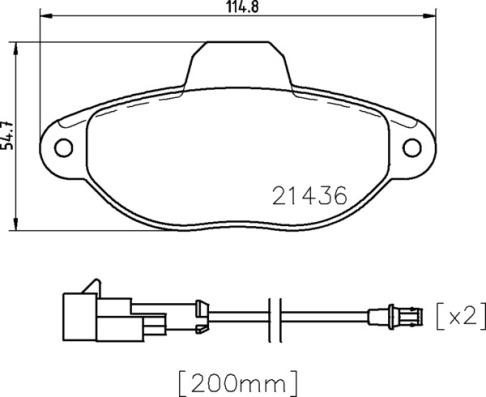 Brembo P 24 147X - Bremžu uzliku kompl., Disku bremzes ps1.lv