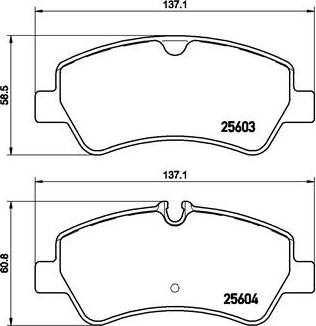 Brembo P 24 160 - Bremžu uzliku kompl., Disku bremzes ps1.lv