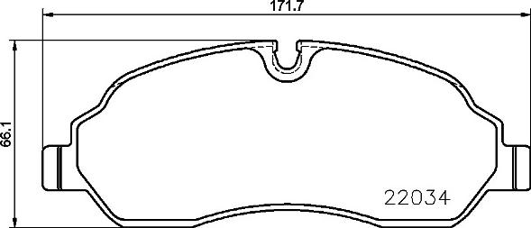 Brembo P 24 171 - Bremžu uzliku kompl., Disku bremzes ps1.lv