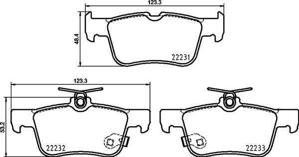 Brembo P 24 217 - Bremžu uzliku kompl., Disku bremzes ps1.lv