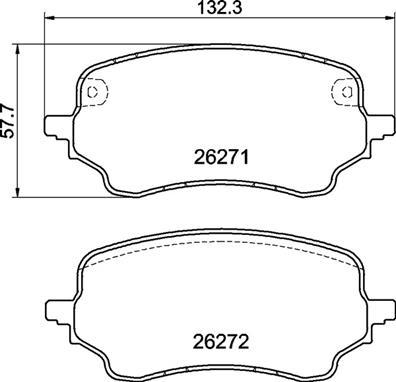 Brembo P 24 236 - Bremžu uzliku kompl., Disku bremzes ps1.lv