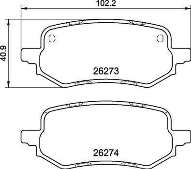 Brembo P 24 237 - Bremžu uzliku kompl., Disku bremzes ps1.lv