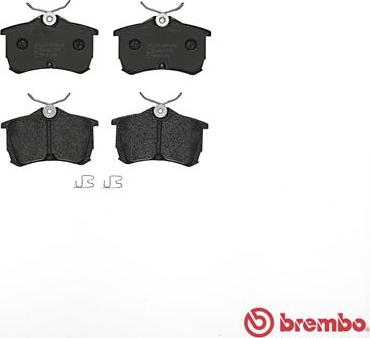 Brembo P 28 030 - Bremžu uzliku kompl., Disku bremzes ps1.lv