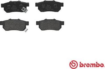 Brembo P 28 025 - Bremžu uzliku kompl., Disku bremzes ps1.lv