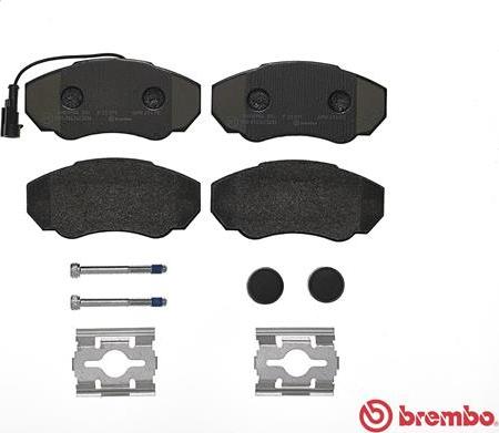 Brembo P 23 091 - Bremžu uzliku kompl., Disku bremzes ps1.lv