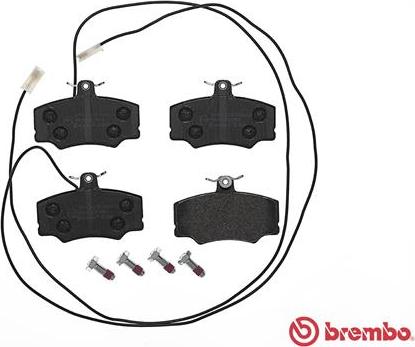 Brembo P 23 048 - Bremžu uzliku kompl., Disku bremzes ps1.lv