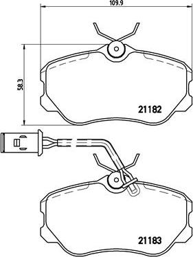 Brembo P 23 047 - Bremžu uzliku kompl., Disku bremzes ps1.lv