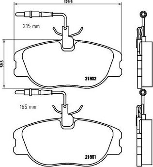 Brembo P 23 061 - Bremžu uzliku kompl., Disku bremzes ps1.lv