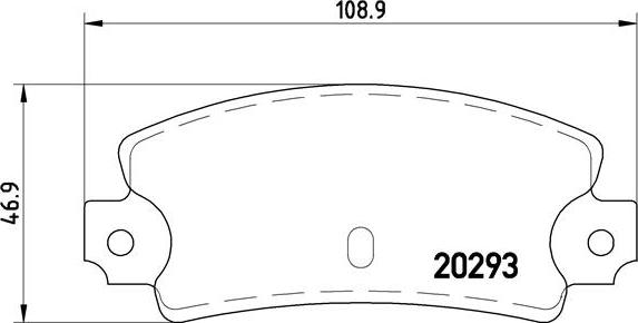 Brembo P 23 008 - Bremžu uzliku kompl., Disku bremzes ps1.lv