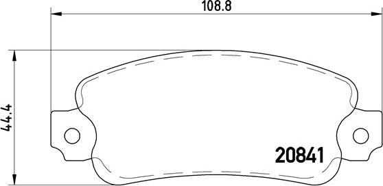 Brembo P 23 014 - Bremžu uzliku kompl., Disku bremzes ps1.lv