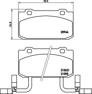 BENDIX 571314 - Bremžu uzliku kompl., Disku bremzes ps1.lv