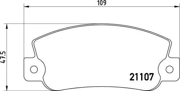 Brembo P 23 032 - Bremžu uzliku kompl., Disku bremzes ps1.lv