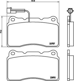 HELLA PAGID 355014731 - Bremžu uzliku kompl., Disku bremzes ps1.lv