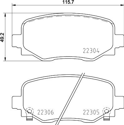 Brembo P 23 177 - Bremžu uzliku kompl., Disku bremzes ps1.lv