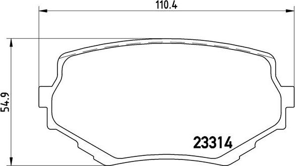 Brembo P 79 009 - Bremžu uzliku kompl., Disku bremzes ps1.lv