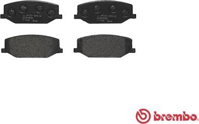 Brembo P 79 001 - Bremžu uzliku kompl., Disku bremzes ps1.lv