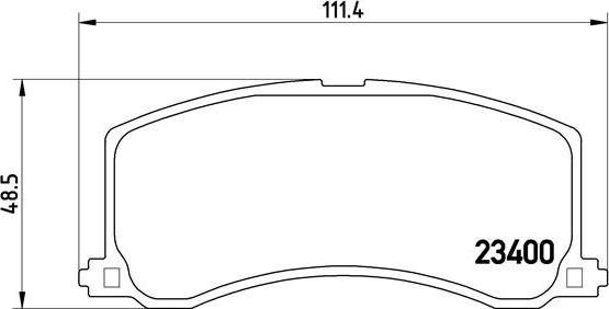 Brembo P 79 010 - Bremžu uzliku kompl., Disku bremzes ps1.lv