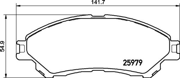 Brembo P 79 032 - Bremžu uzliku kompl., Disku bremzes ps1.lv