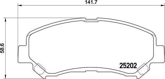 Brembo P 79 028 - Bremžu uzliku kompl., Disku bremzes ps1.lv