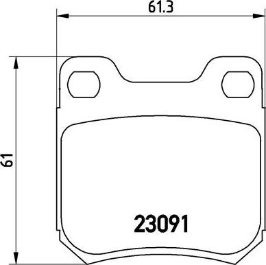 Brembo P 71 008 - Bremžu uzliku kompl., Disku bremzes ps1.lv