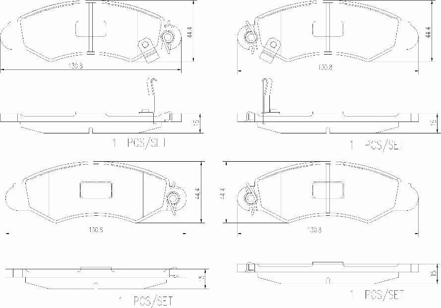 Brembo P78012N - Bremžu uzliku kompl., Disku bremzes ps1.lv