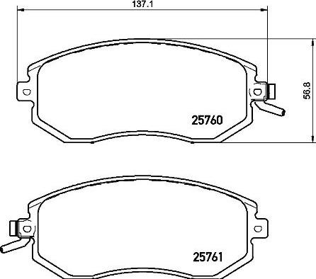 Brembo P 78 021 - Bremžu uzliku kompl., Disku bremzes ps1.lv