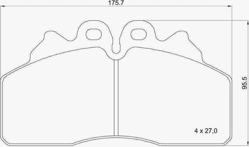 Brembo P A6 032 - Bremžu uzliku kompl., Disku bremzes ps1.lv