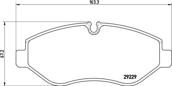 Brembo P A6 026 - Bremžu uzliku kompl., Disku bremzes ps1.lv