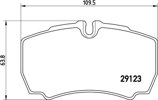 Brembo P A6 023 - Bremžu uzliku kompl., Disku bremzes ps1.lv