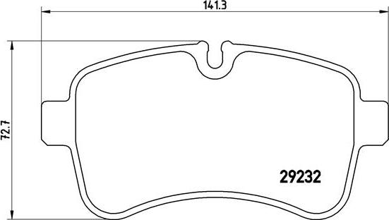 Brembo P A6 027 - Bremžu uzliku kompl., Disku bremzes ps1.lv